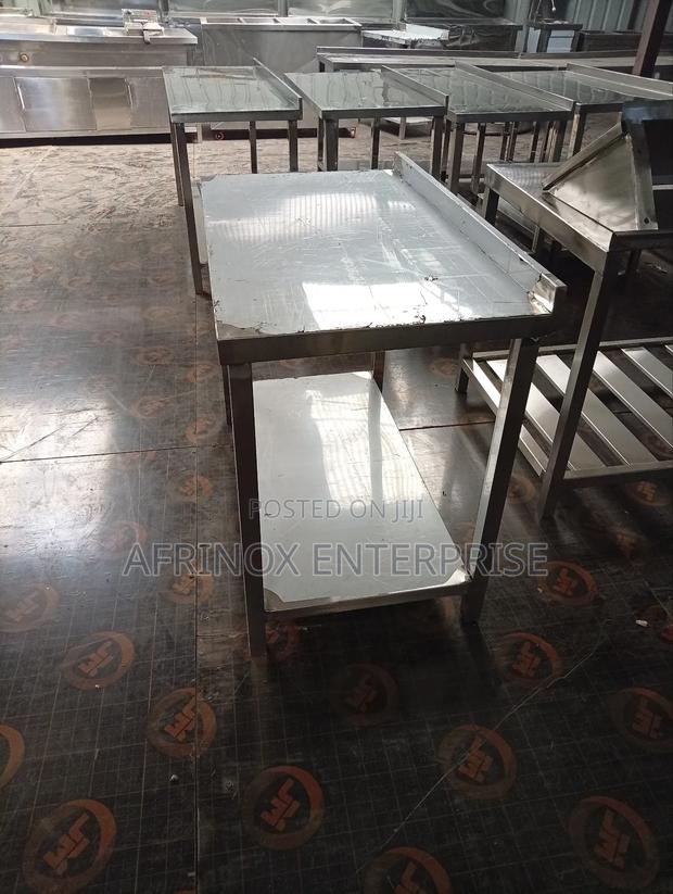 4fts Stainless Steel Working Table – Heavy-Duty Affordable - main view