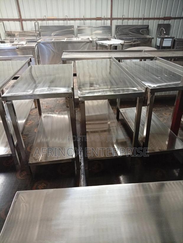 5fts Stainless Steel Working Table – Commercial Grade - main view