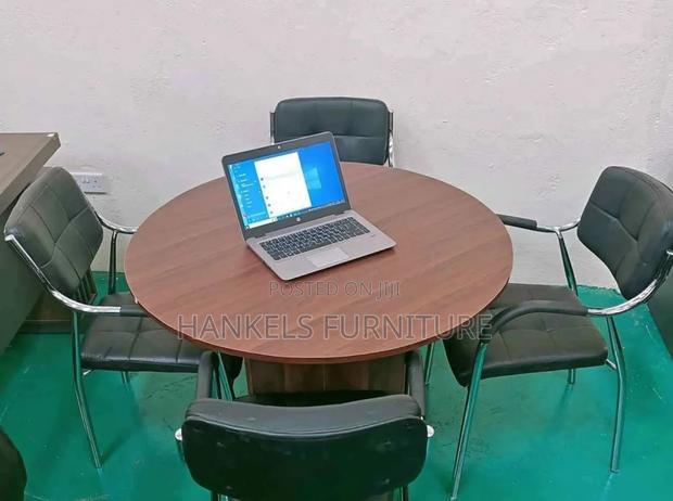 Modern Round Conference Table - main view