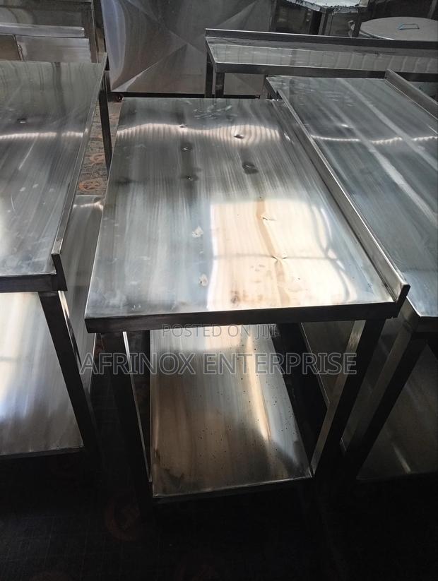 4feets, Strong Stainless Steel Working Table. - thumbnail 4