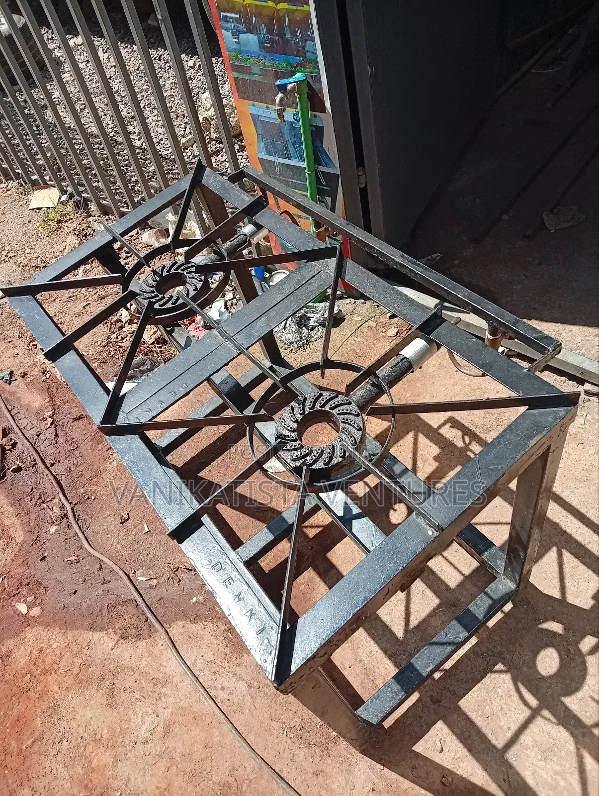 Mild Steel Frame Two-Burner Gas Cooker – Heavy Duty