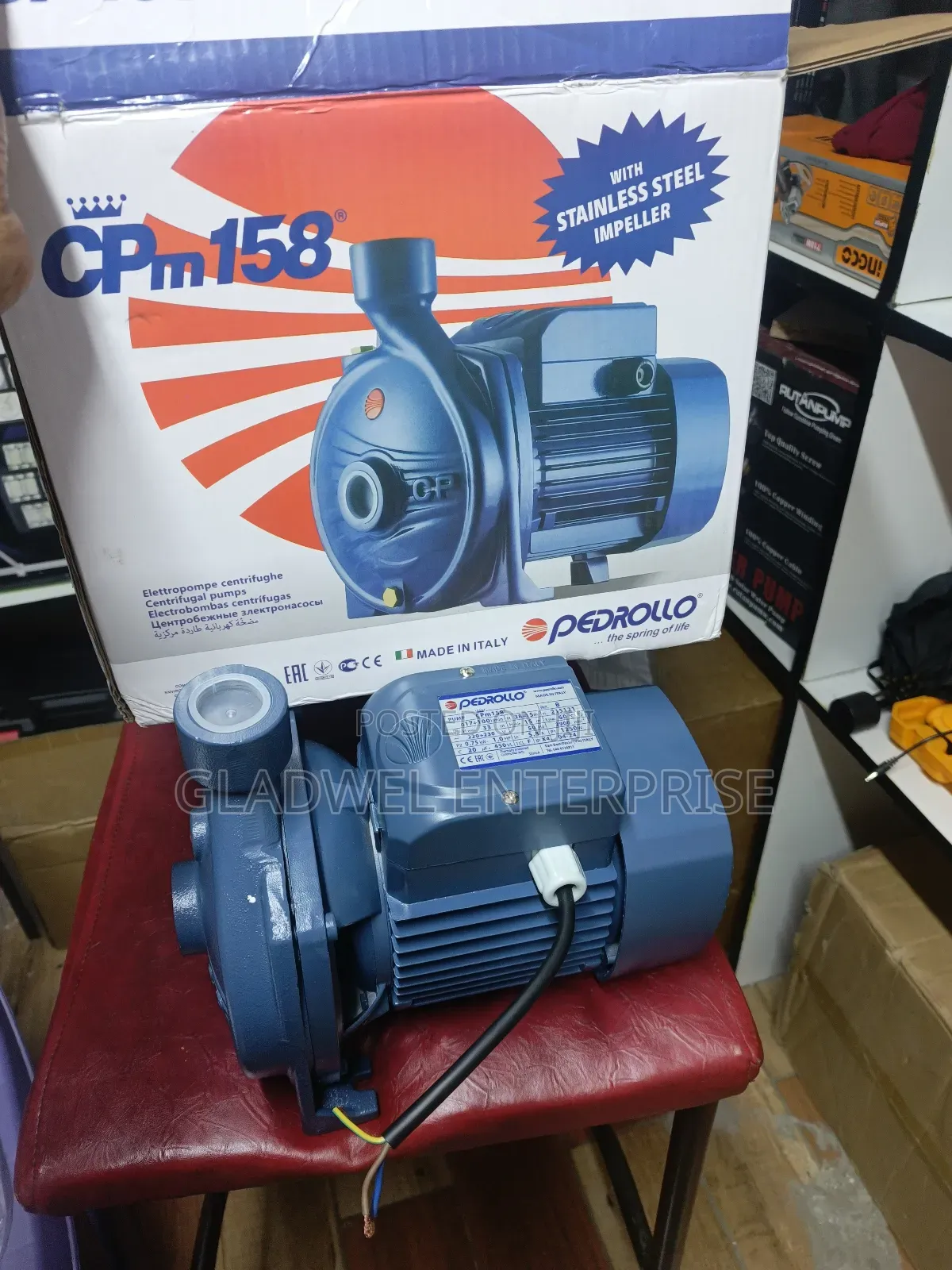 1hp Pedroll Centrifugal Service Pump / Booster Pump