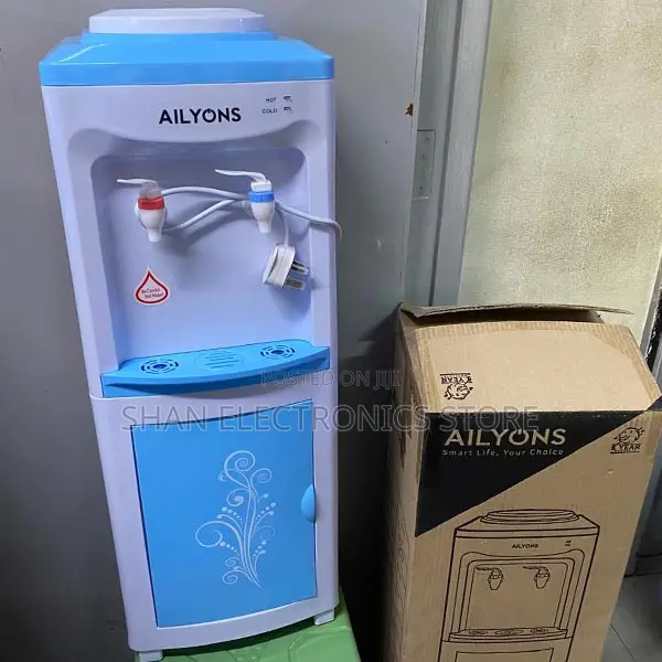 Original Ailyons 2 Taps Water Dispenser Hot Cold Cup Cabinet
