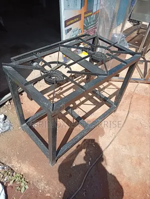 Two-Burner Gas Cooker – Strong Mild Steel Frame 