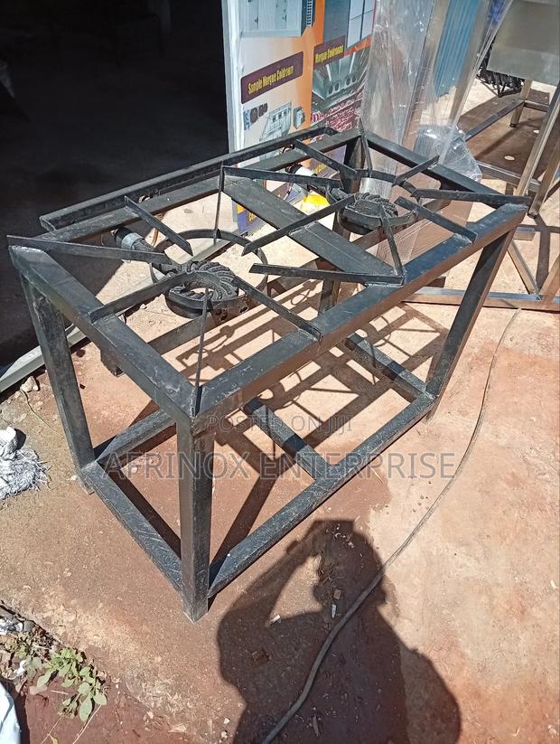 Two-Burner Gas Cooker – Strong Mild Steel Frame - thumbnail 3