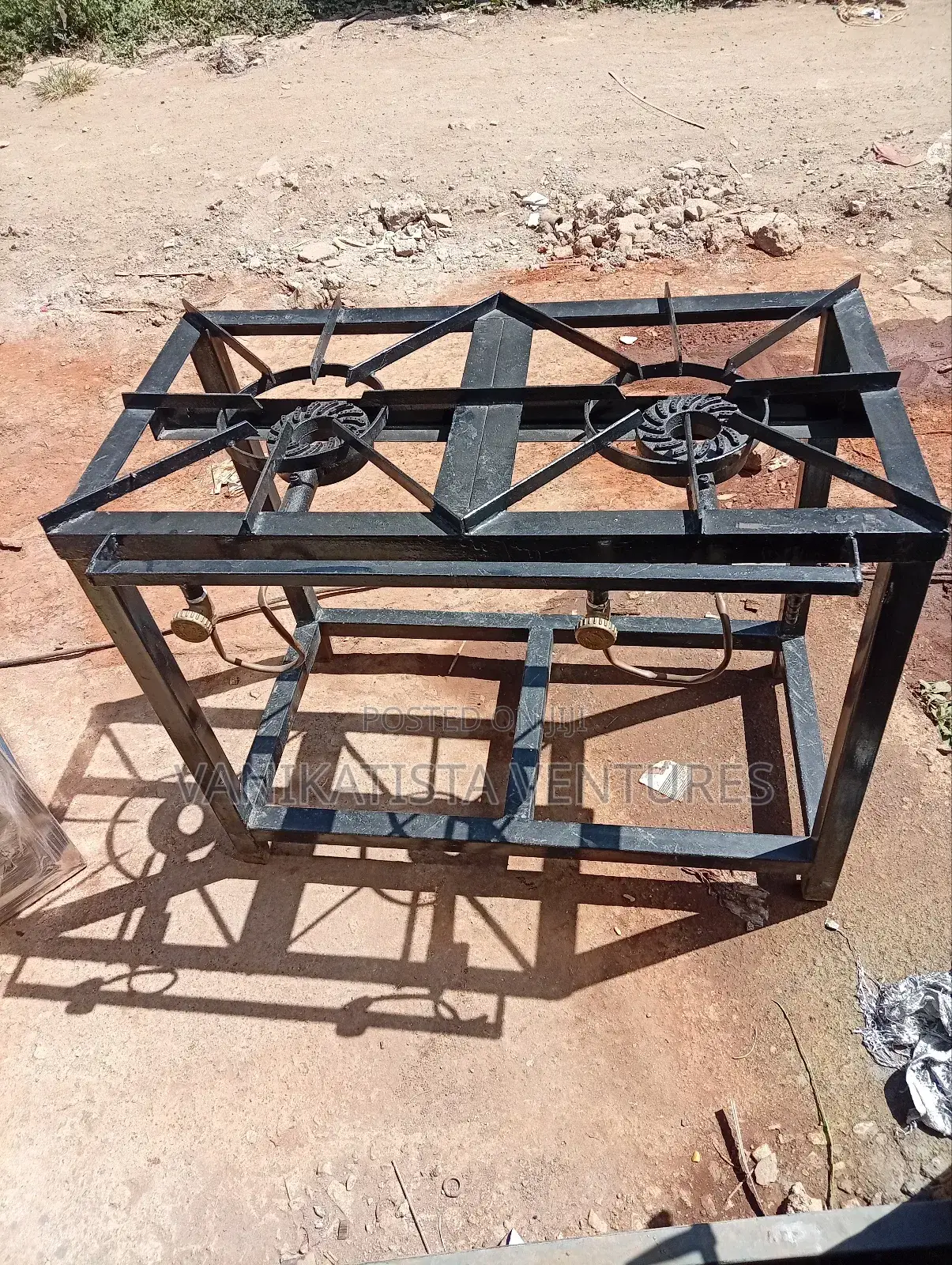 Hot Deal! 2-Burner Gas Cooker – Heavy Mild Steel Frame!