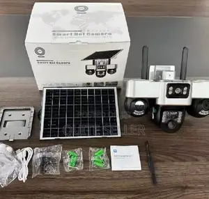 Waterproofing Outdoor Tripple Lens Solar Powered 4g Camera
