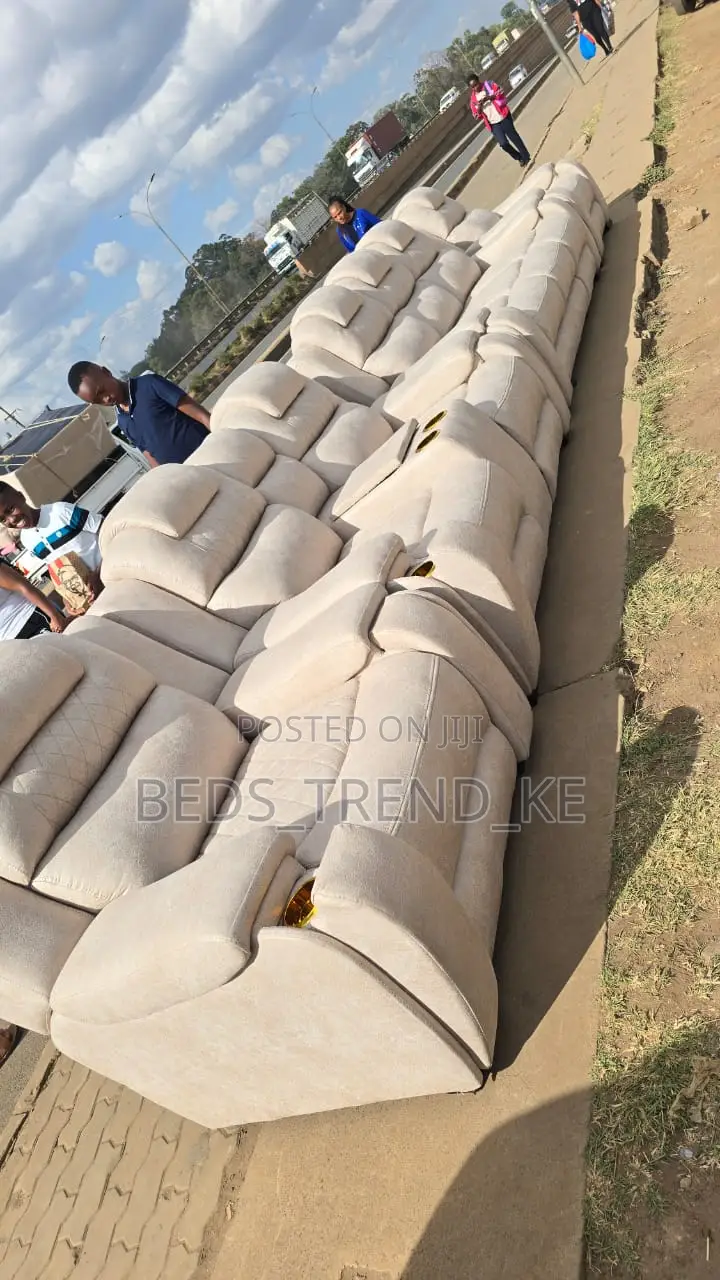 Sophisticated 7 Seater Semi Recliner Sofa