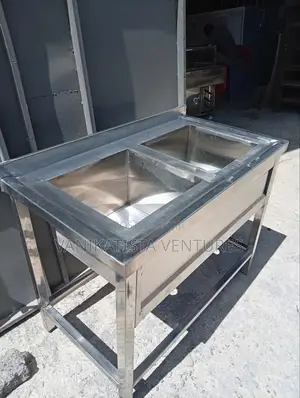 Stainless Steel Double Bowl Sink – Commercial Grad