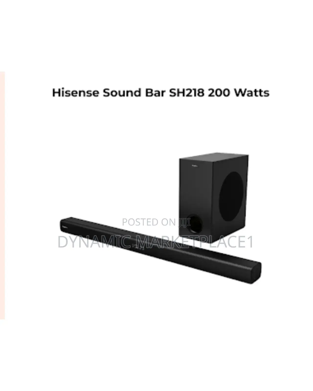 Hisense Sound Bar Sh218 200 Watts