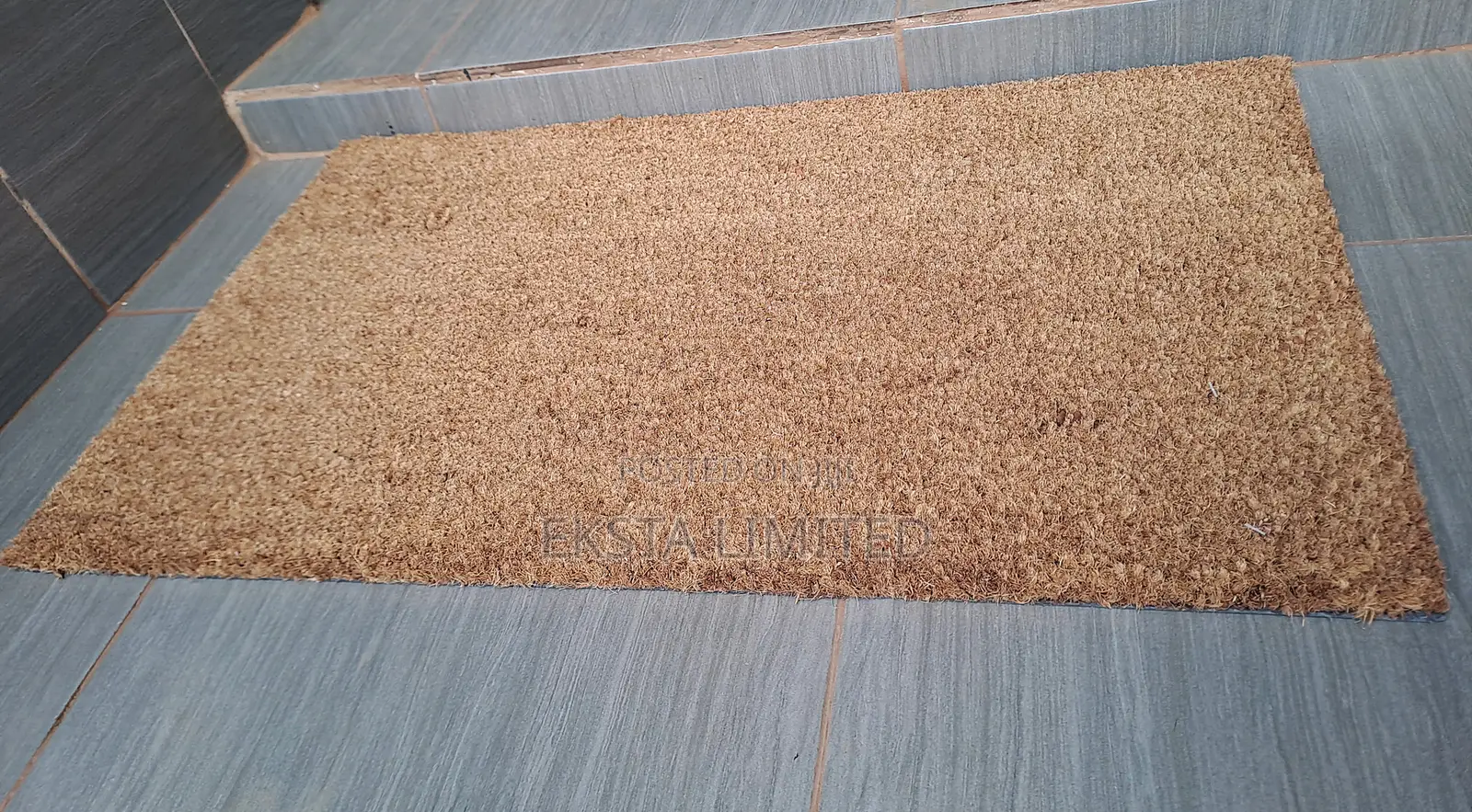 PVC Backed Coir Door Mat 45x75cm