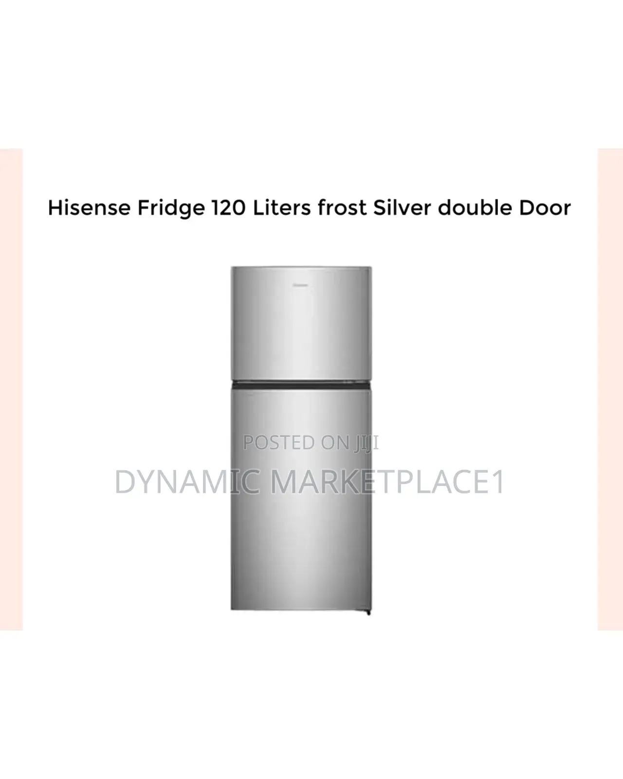 Hisense Fridge 120 Liters Frost Silver Double Door