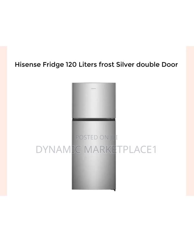 Hisense Fridge 120 Liters Frost Silver Double Door
