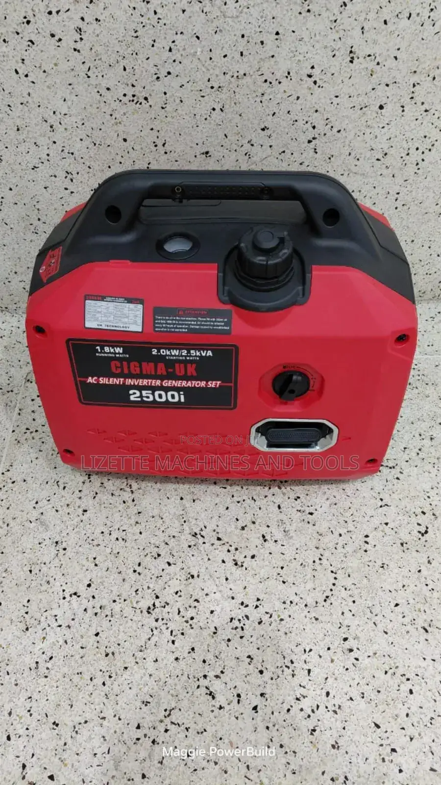 Cigma Uk 2.0kw/2.5kva Silent Inverter Generator Single Phase 2500i