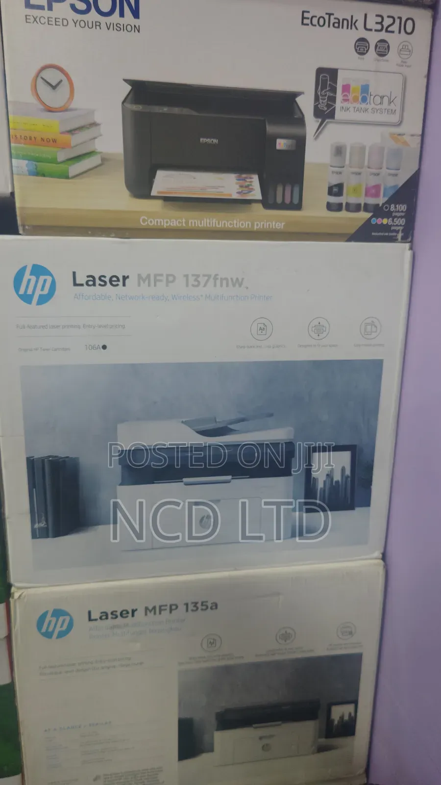 Hp Laser MFP 137fnw , Print, Copy, Scan - White