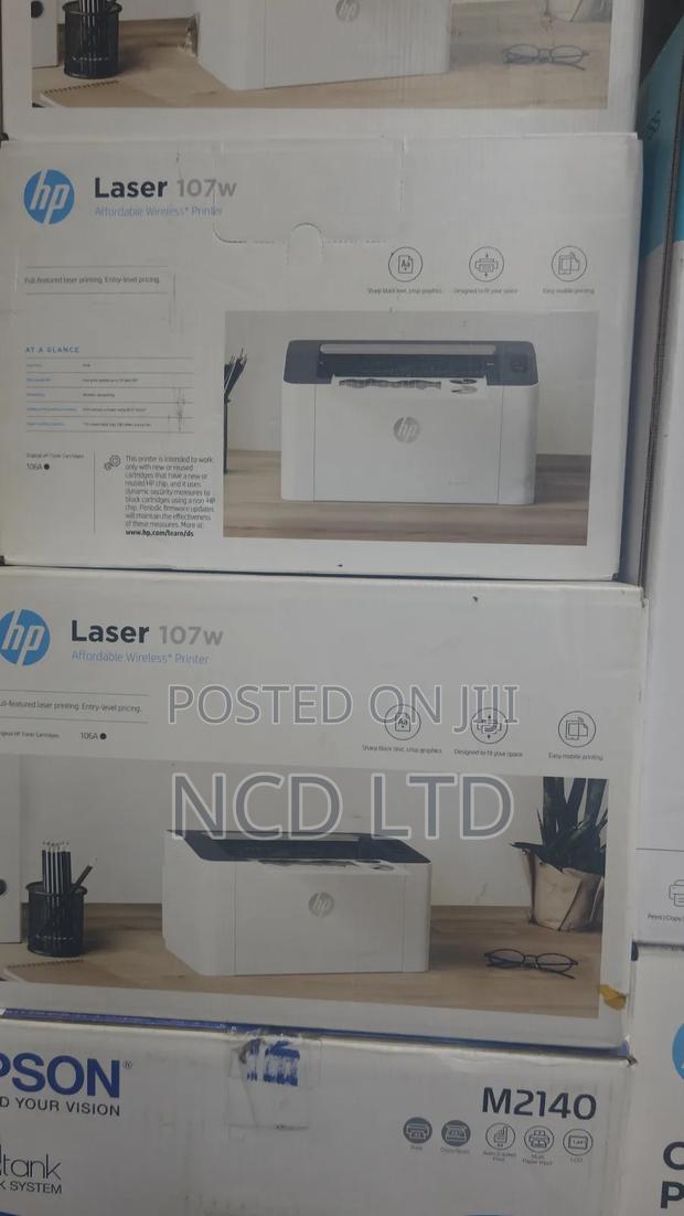 Hp Laserjet 107w Printer (A4 Monolaser, Print ,Scan Wireless) - main view