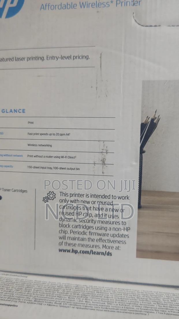 Hp Laserjet 107w Printer (A4 Monolaser, Print ,Scan Wireless) - thumbnail 2