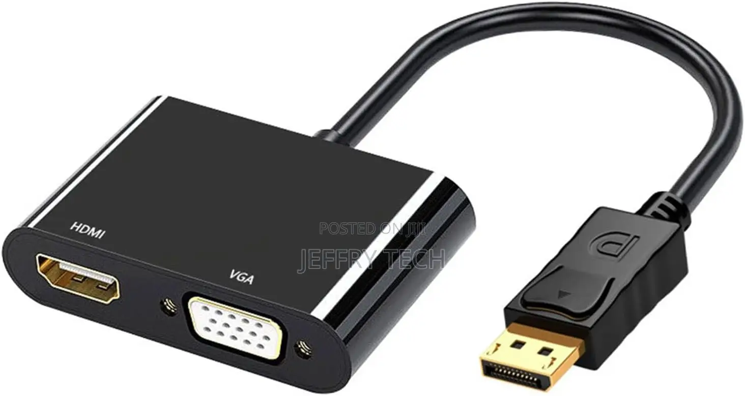 Displayport to Hdmi Vga Adapter, Dp to Vga Adapter, Dual Monitor Sup