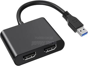 Usb 3.0 to Dual Hdmi Adapter, 2-in-1 Extender for Extended or Mirrored - thumbnail 2