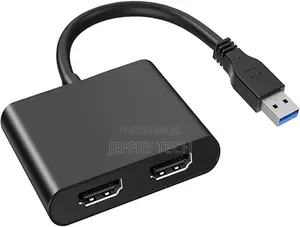 Usb 3.0 to Dual Hdmi Adapter, 2-in-1 Extender for Extended or Mirrored