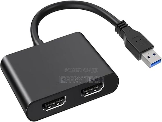 Usb 3.0 to Dual Hdmi Adapter, 2-in-1 Extender for Extended or Mirrored - main view