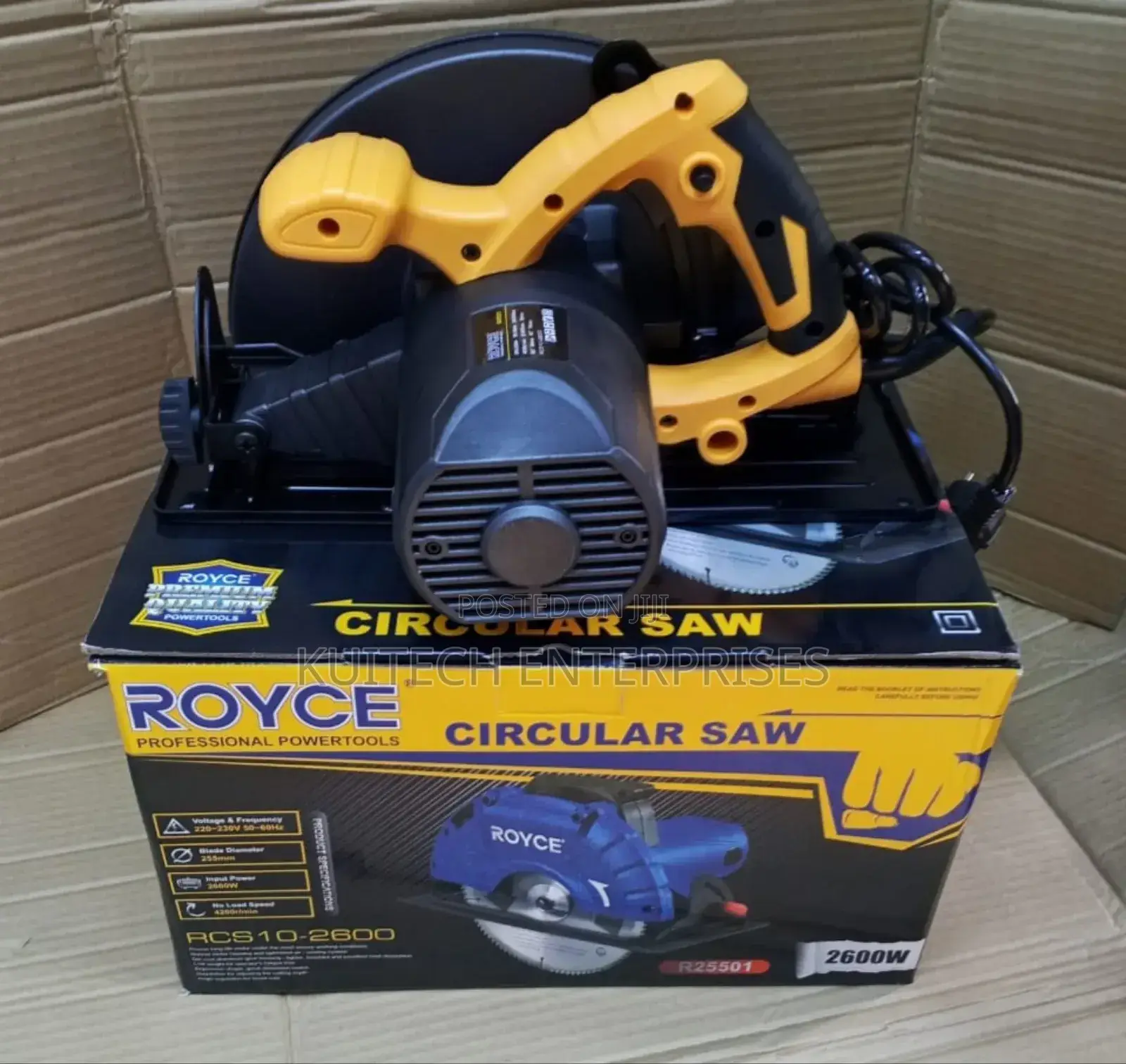 10" Electric Circular Saw Machine/ Royce Circular Saw Machine 2600w