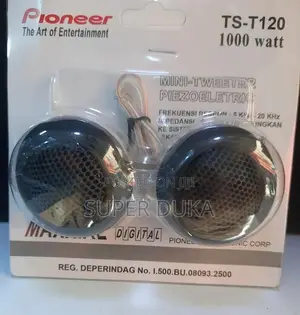 Pioneer Ts-T120 1000w High Sensitivity Dome Tweeter.Car Audio Speaker