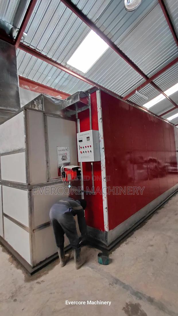 Commercial Diesel Powered Paint Spray Boothe Machine Heavy Duty. - main view