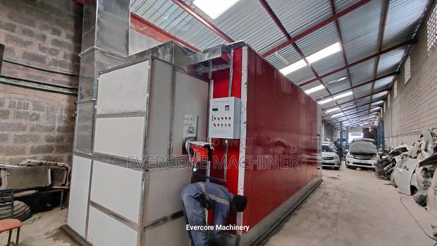 Commercial Diesel Powered Paint Spray Boothe Machine Heavy Duty. - thumbnail 4