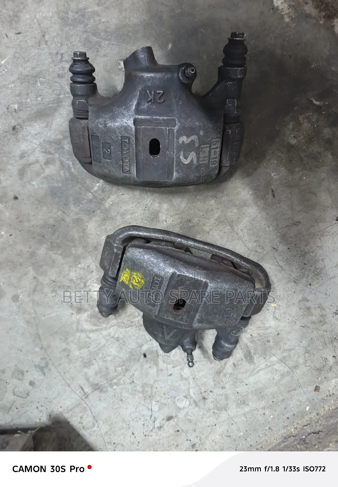 Toyota Corolla 102 Callipers