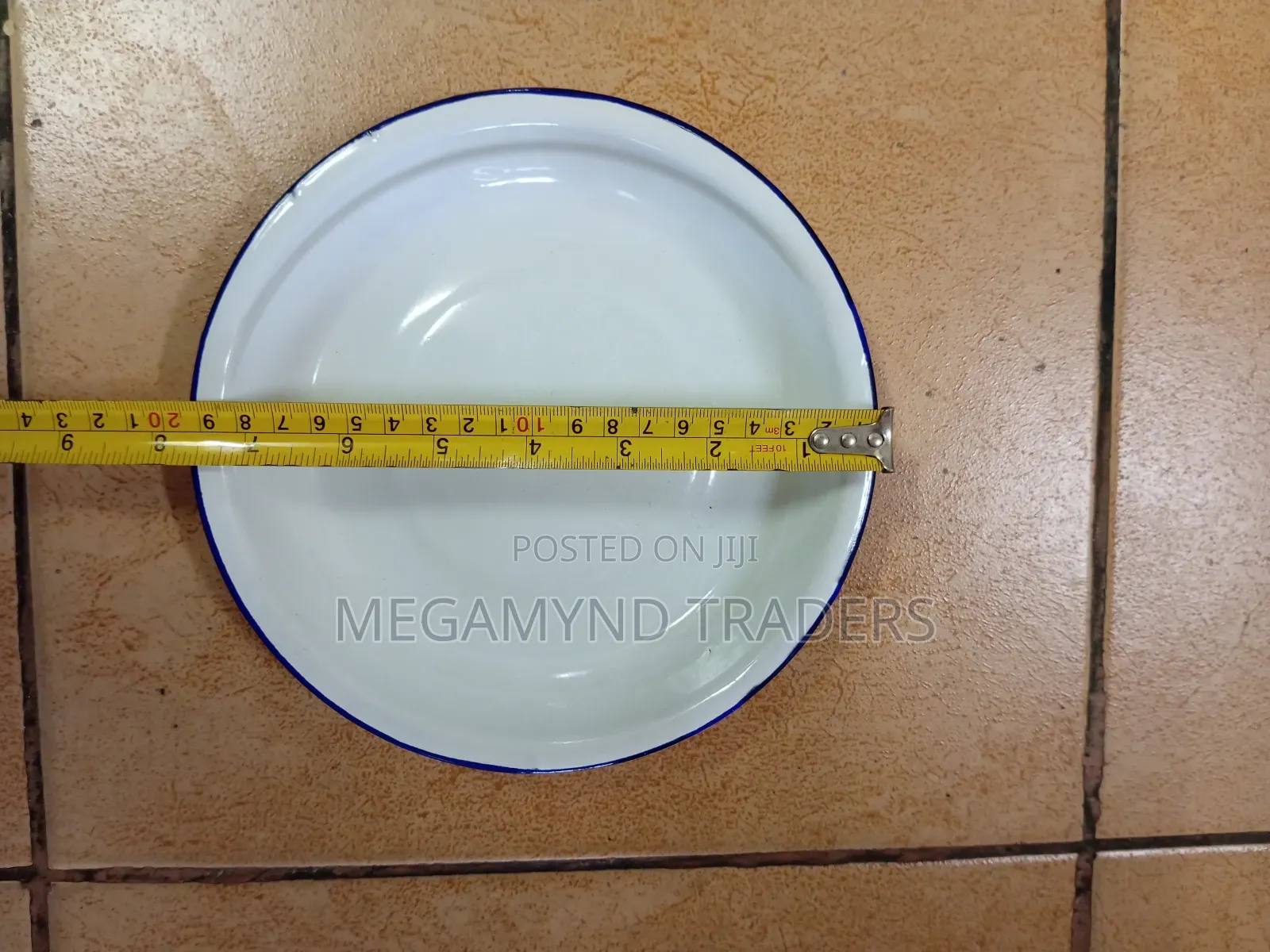 12pc Enamel Plate / Mabati Plate