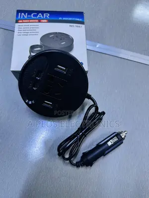 Universal Olesson Car Inverter Charger With 4 Ports