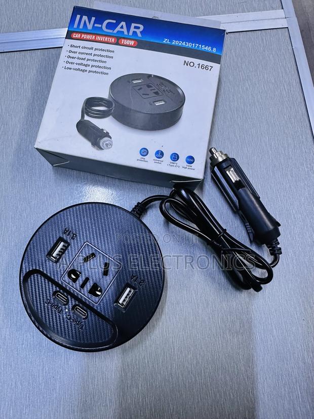 Olesson Multi-Device Car Charger Inverter - main view