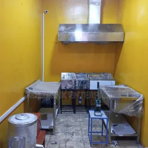 Simple Stainless Steel Commercial Kitchen