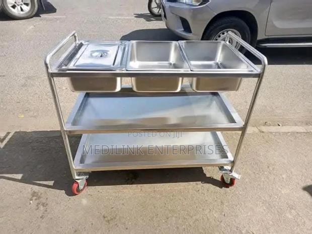 Stainless Steel Hospital/Restaurant Trolleys