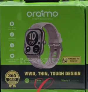 Oraimo Watch 5 Osw-805 2.01" Hd Panda Glass 1atm Smart Watch