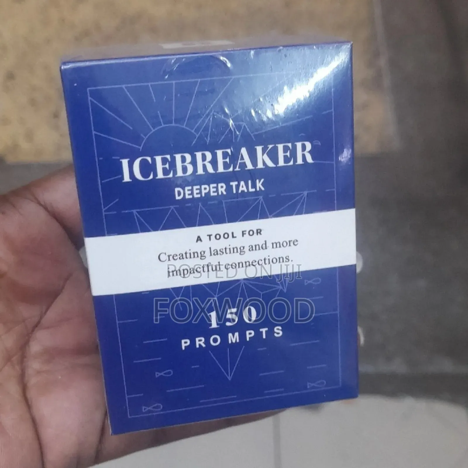 Icebreaker Deeper Talk Deck, a Set of Conversation Starter Cards.