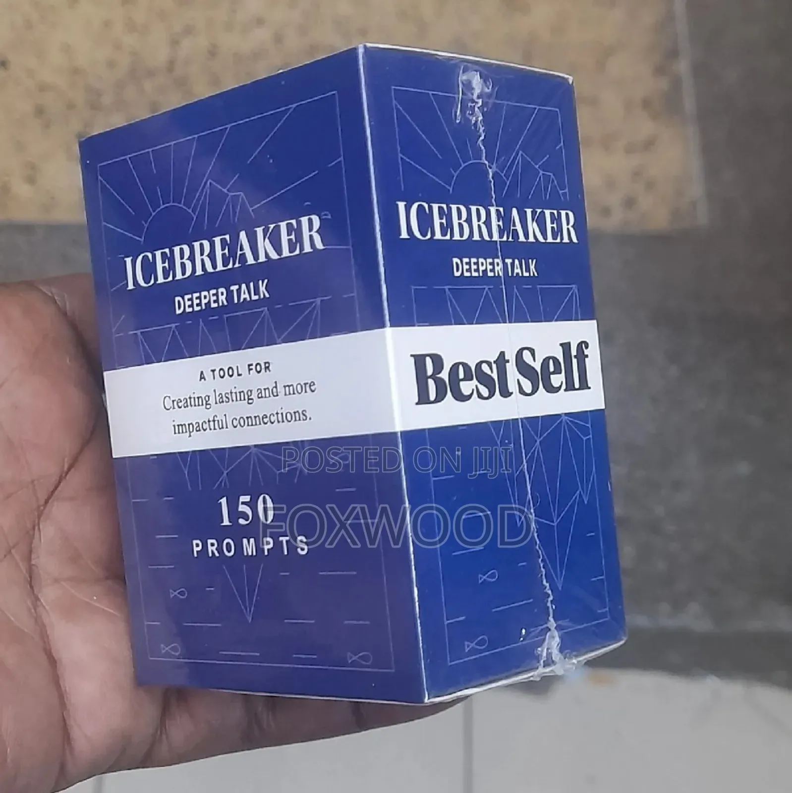 Icebreaker Deeper Talk Deck, a Set of Conversation Starter Cards.