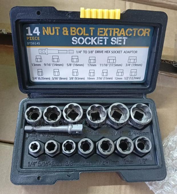 Nuts And Bolts Extractor Socket Set - main view