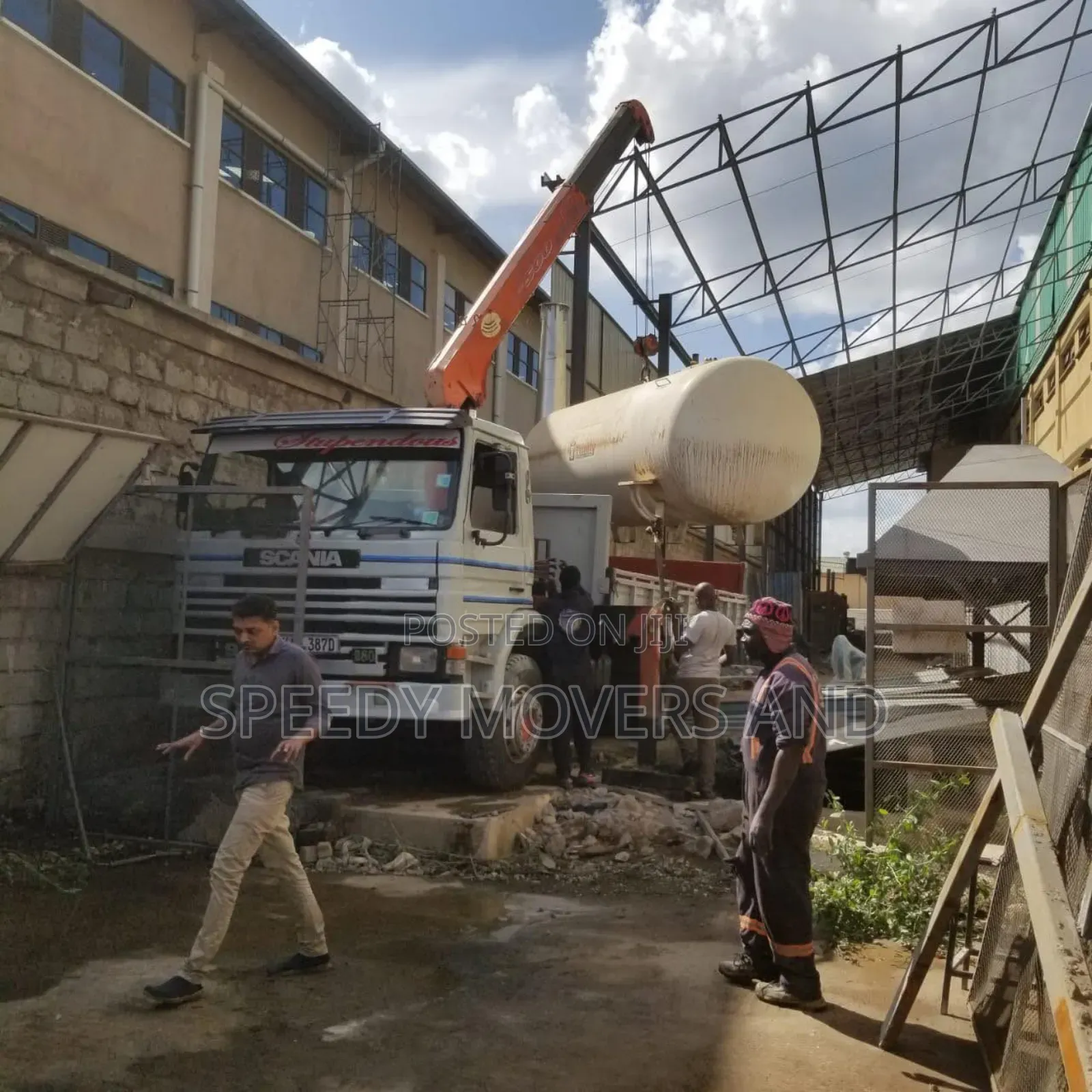 Crane Hoisting Services and Hauliers. Within the Nairobi C.B.D