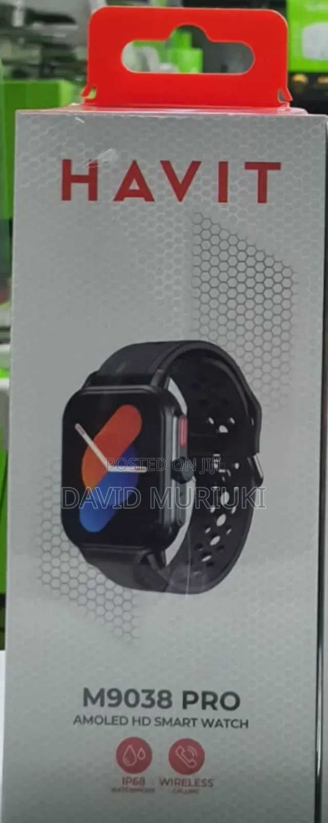 Havit M9038 Pro *Amoled* Ip68 Waterproof Hd Smart Watch