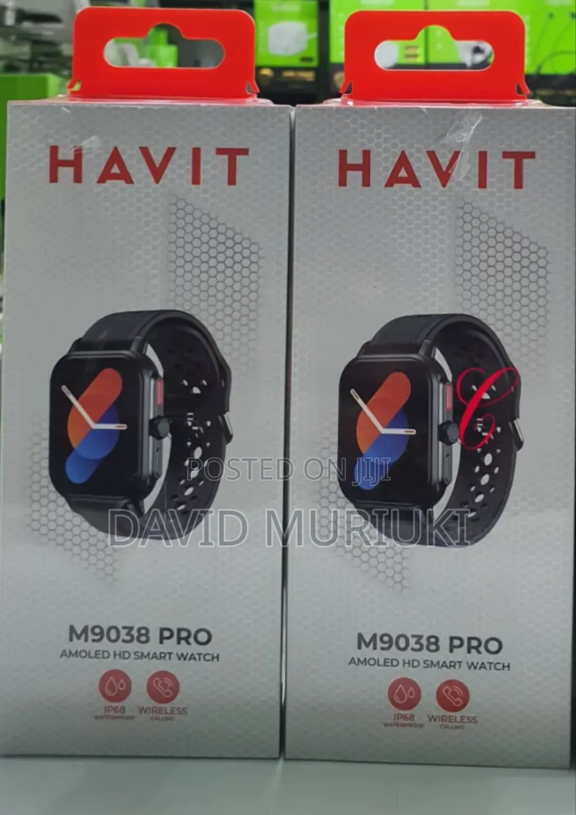 Havit M9038 Pro *Amoled* Ip68 Waterproof Hd Smart Watch