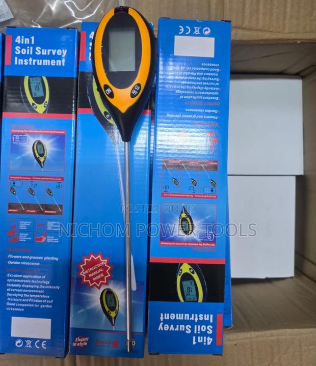 Soil Ph Meter/4 In 1 Digital Soil Survey Instrument
