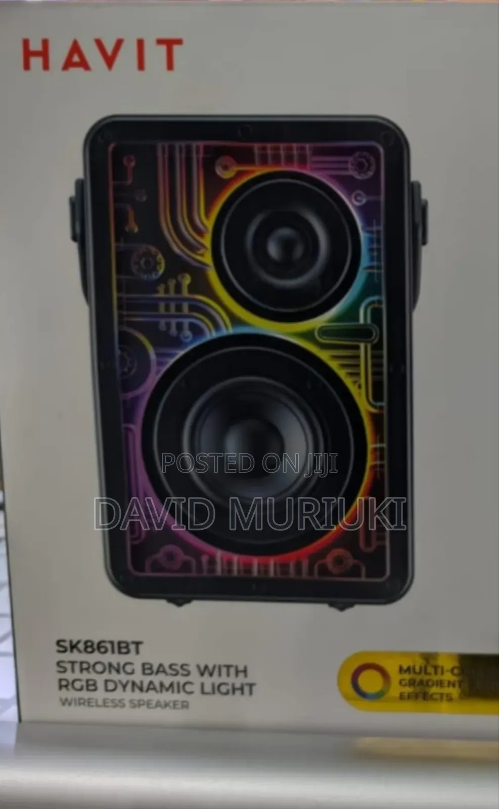 Havit Sk861bt Strong Bass With RGB Dynamic Light Wireless Speaker