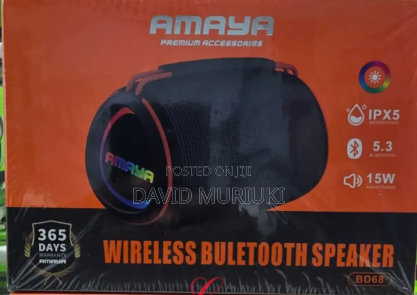 Amaya Bd68 *15w* Wireless Bluetooth Speaker