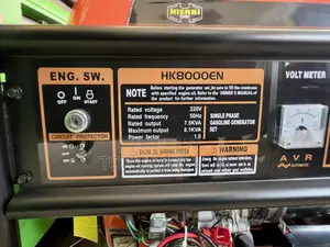 Hk8000en Hisaki Japan Petrol Generator 8.1kva -single Phase