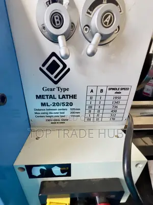 Milano Ml-20/520 Gear Type Metal Lathe 500w 520mm