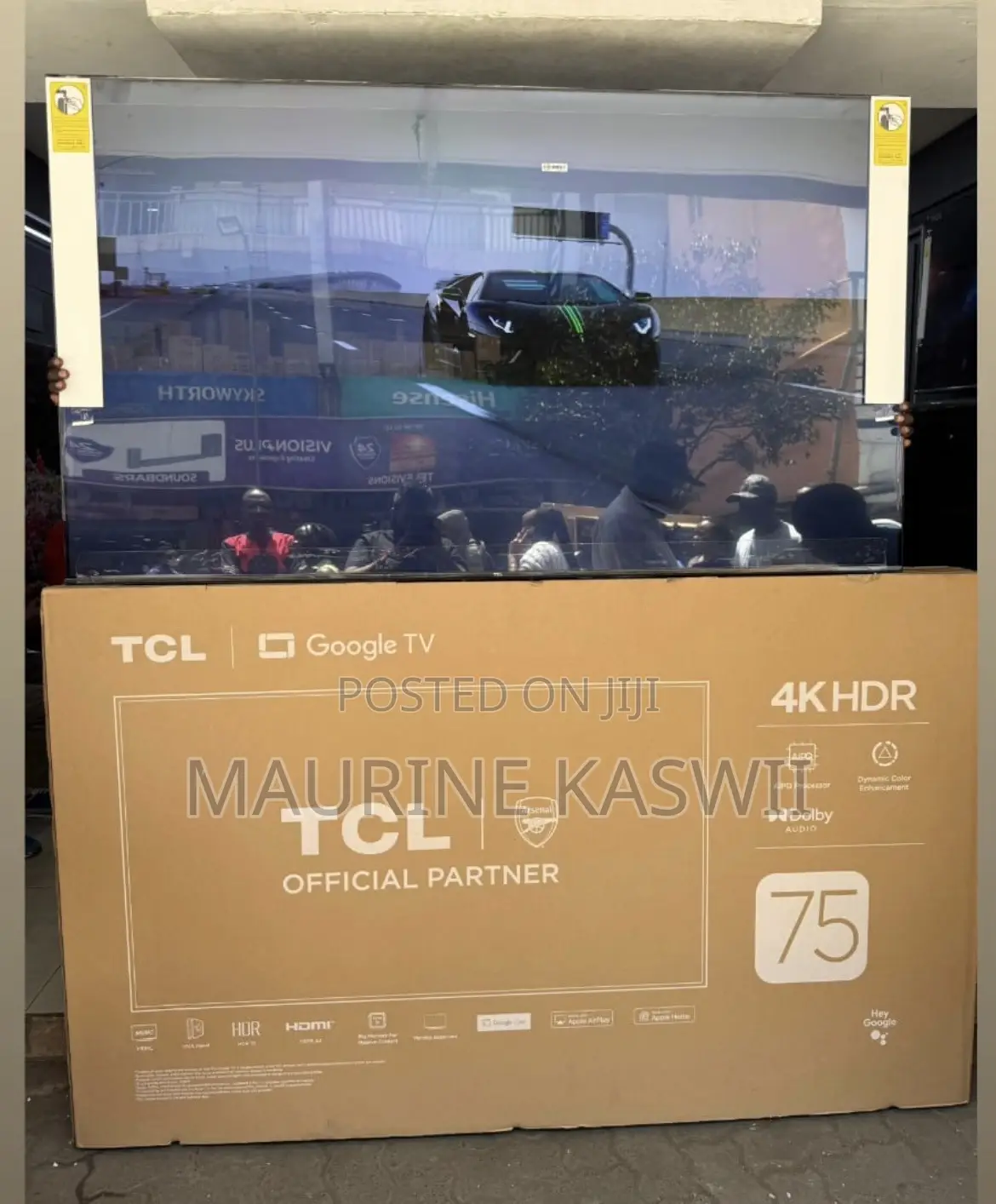 TCL 75” V6c Google Uhd With Aiproccessor