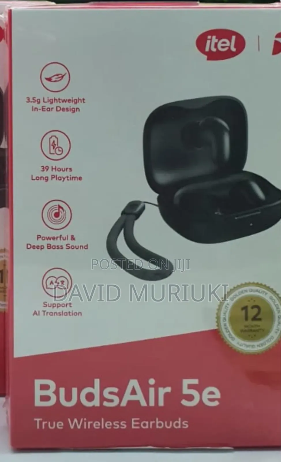 Itel Budsair 5e Iew-52 *39hrs Long Playtime* True Wireless Earbuds