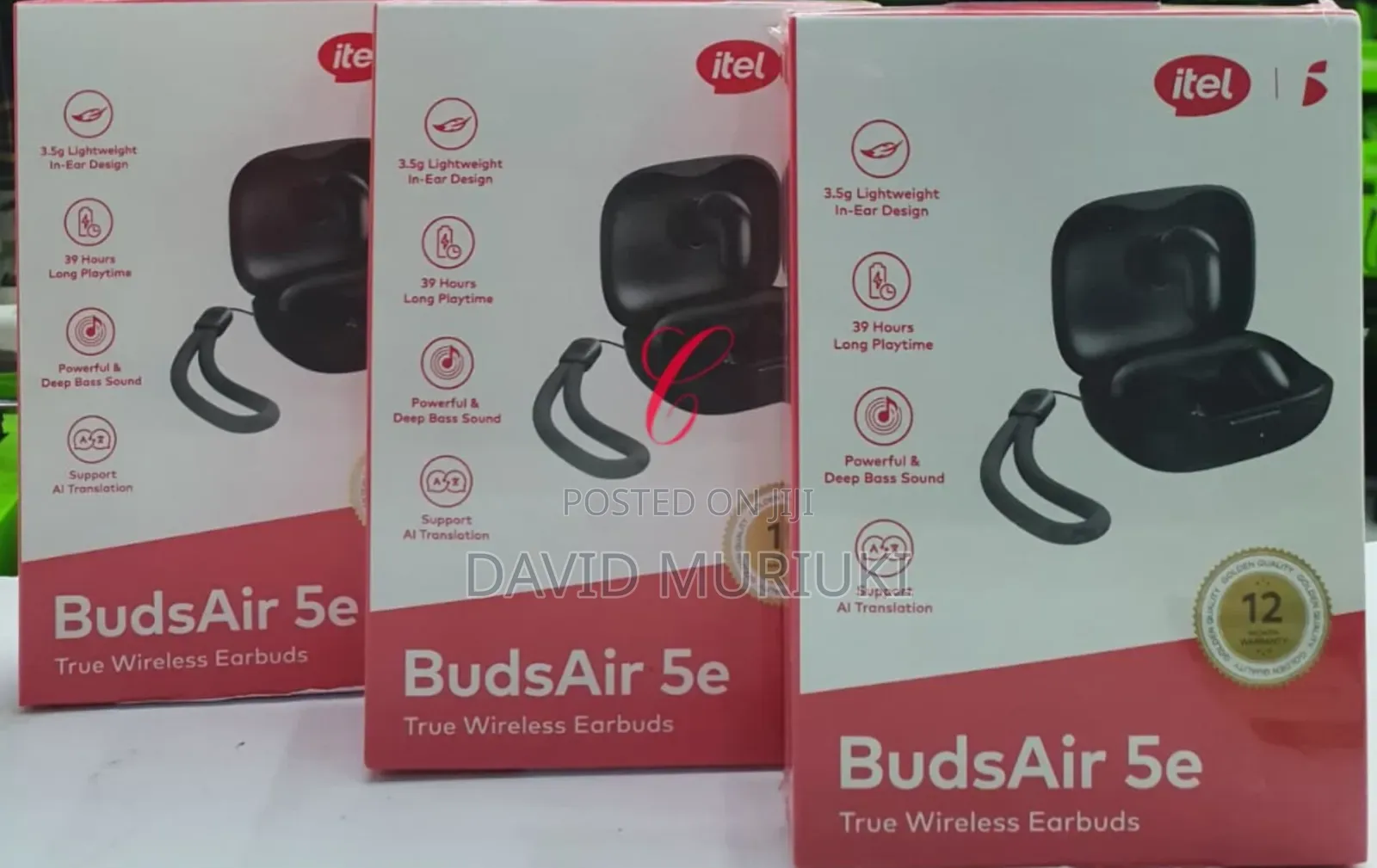Itel Budsair 5e Iew-52 *39hrs Long Playtime* True Wireless Earbuds